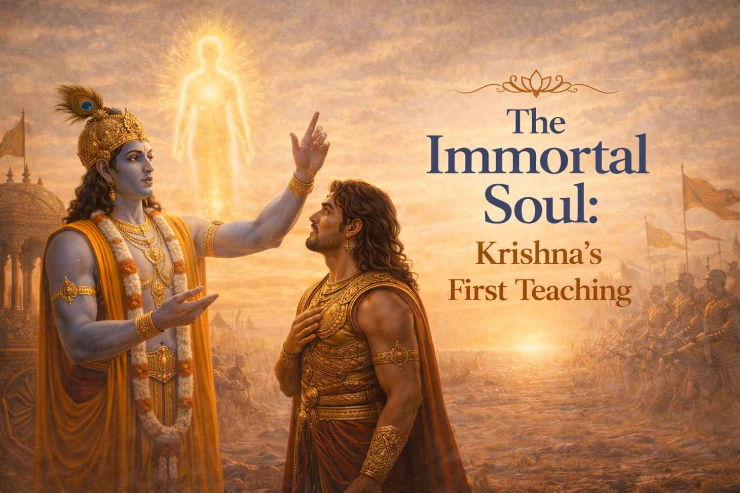 The Immortal Soul: Krishna’s First Teaching