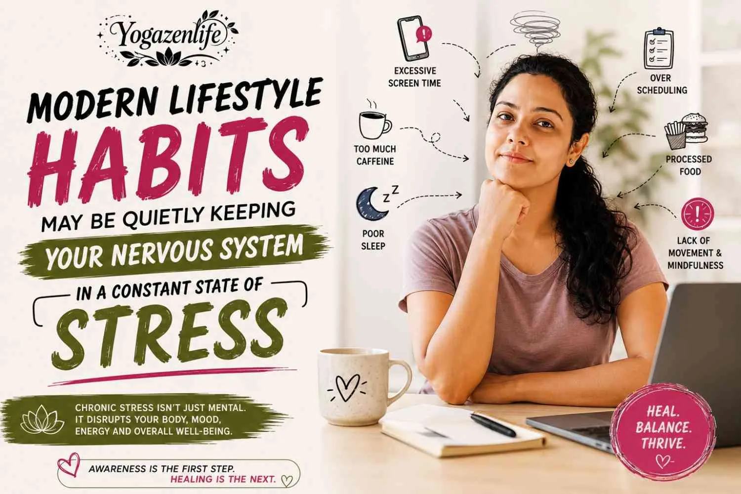 Modern Lifestyle Habits May Be Quietly Keeping Your Nervous System in a Constant State of Stress