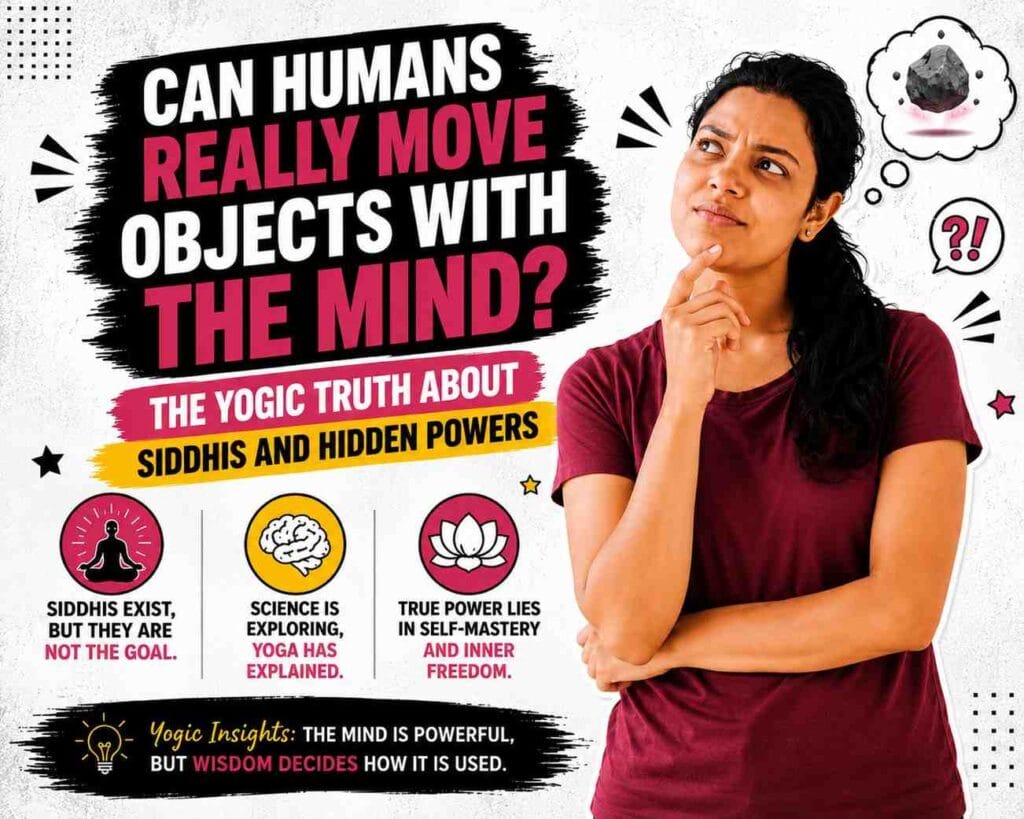 Can Humans Really Move Objects With the Mind? The Yogic Truth About Siddhis and Hidden Powers