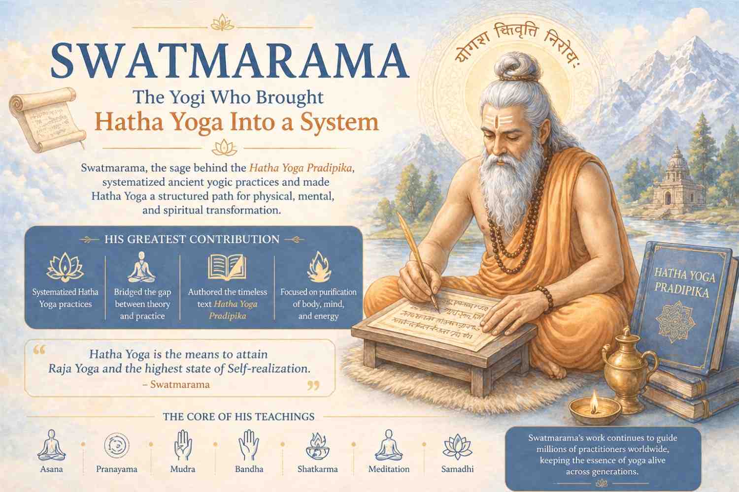 Swatmarama: The Yogi Who Brought Hatha Yoga Into a System