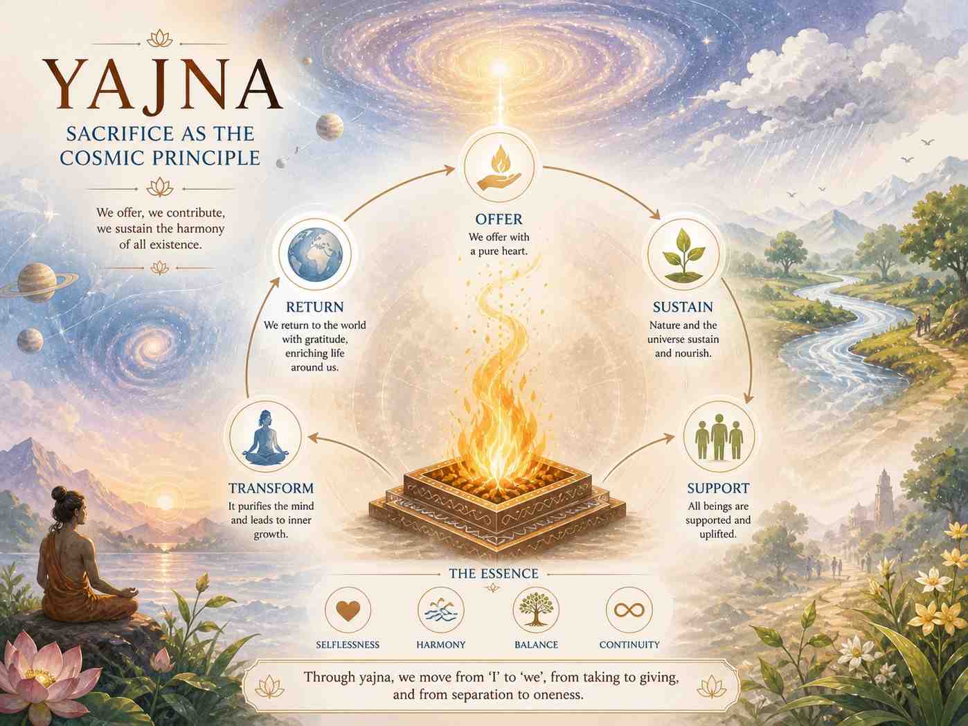 Yajna: Sacrifice as the Cosmic Principle