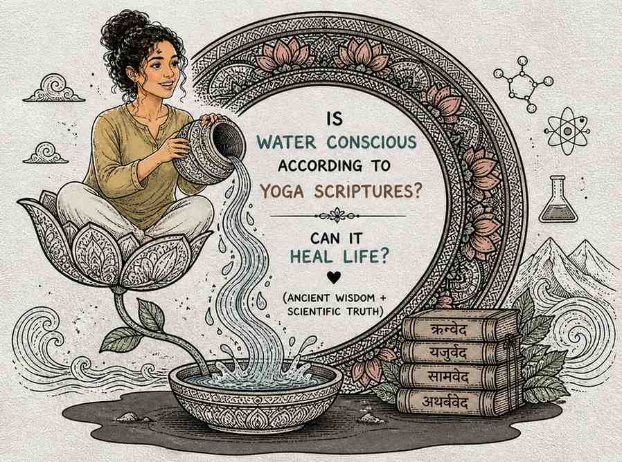 Is Water Conscious According to Yoga Scriptures? Can It Heal Life? (Ancient Wisdom + Scientific Truth)